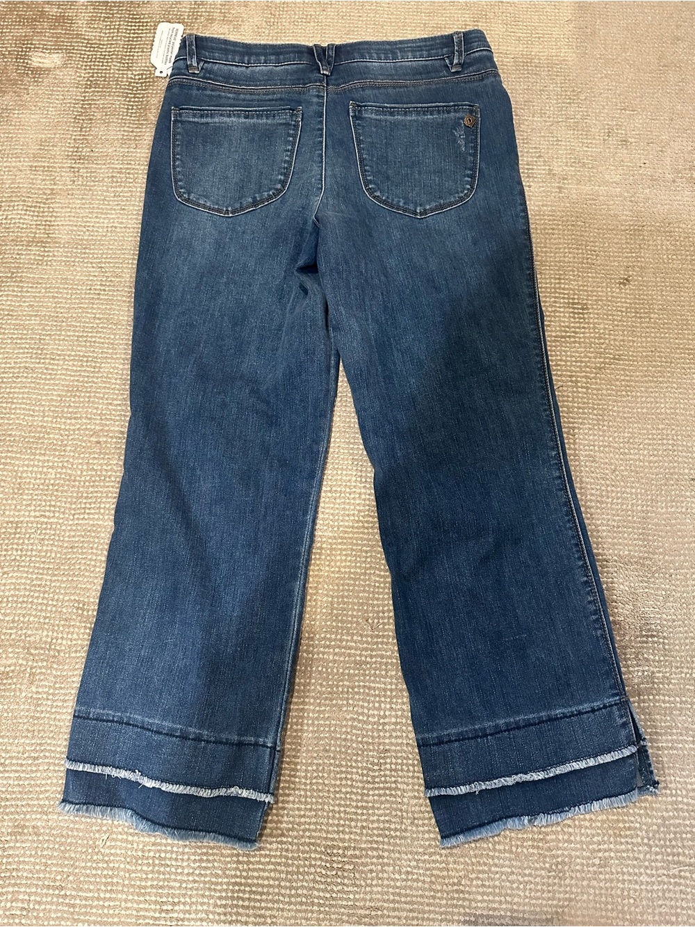 Democracy Women's Straight Leg Jeans in Dark Blue Wash - Picture 4 of 4